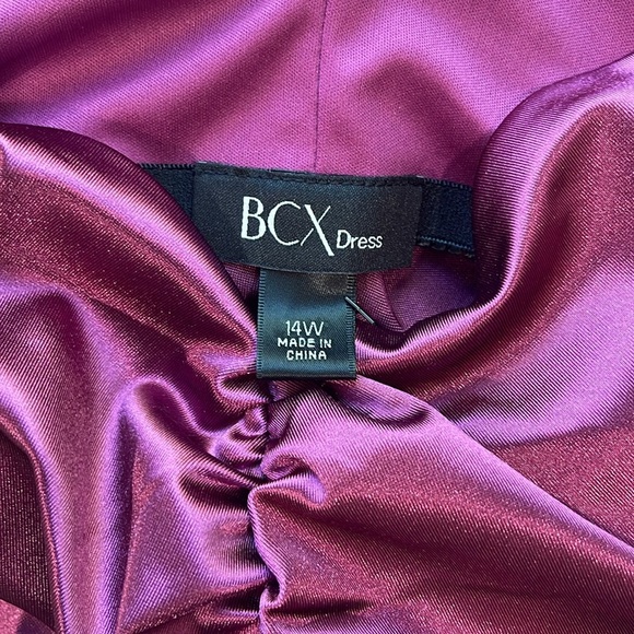 BCX Fuchsia Ruched Maxi Dress - Picture 6 of 6